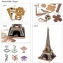 Cubic Fun - Puzzle 3D Led Turnul Eiffel 84 Piese Cubic Fun - 4
